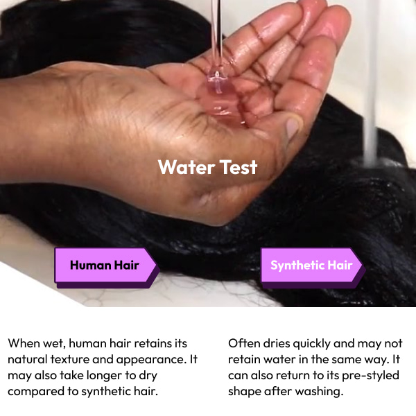 identify hair water test