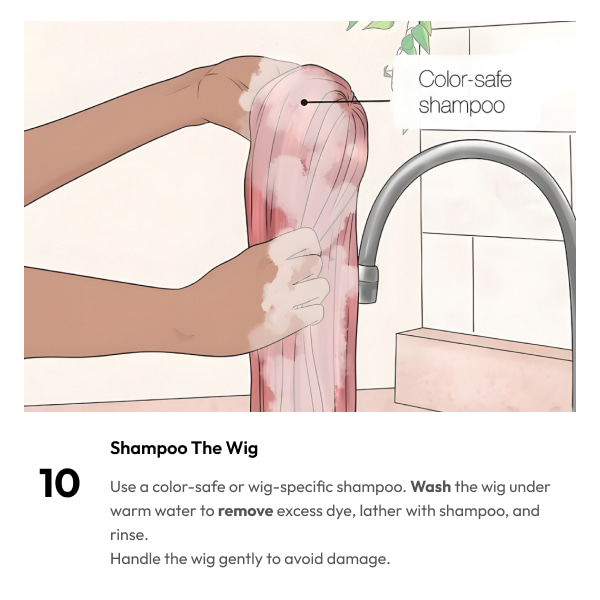 shampoo wig