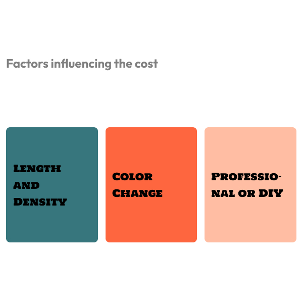 Factors influencing the cost